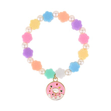Load image into Gallery viewer, Ice-Cream Donut Charms Set of 2 Beaded Bracelets