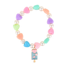 Load image into Gallery viewer, Ice-Cream Donut Charms Set of 2 Beaded Bracelets