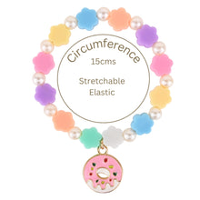 Load image into Gallery viewer, Ice-Cream Donut Charms Set of 2 Beaded Bracelets