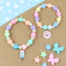 Load image into Gallery viewer, Ice-Cream Donut Charms Set of 2 Beaded Bracelets