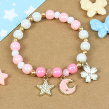 Load image into Gallery viewer, Star Moon Multi Charm Beaded Bracelet
