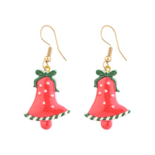 Load image into Gallery viewer, Christmas Bell Necklace Bracelet Earrings Finger Ring Jewellery Set