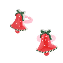 Load image into Gallery viewer, Christmas Bell Necklace Bracelet Earrings Finger Ring Jewellery Set