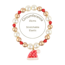 Load image into Gallery viewer, Christmas Cap Necklace Bracelet Earrings Finger Ring Jewellery Set