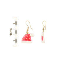 Load image into Gallery viewer, Christmas Cap Necklace Bracelet Earrings Finger Ring Jewellery Set