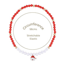 Load image into Gallery viewer, Christmas Santa Claus Necklace Bracelet Earrings Jewellery Set