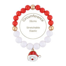Load image into Gallery viewer, Christmas Santa Claus Necklace Bracelet Earrings Jewellery Set