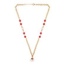 Load image into Gallery viewer, Christmas Santa Claus Necklace Beaded Bracelet Jewellery Set