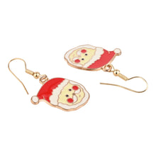 Load image into Gallery viewer, Christmas Charm Santa Claus Earrings