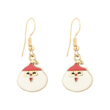 Load image into Gallery viewer, Christmas Charm Santa Claus Earrings