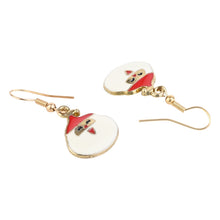 Load image into Gallery viewer, Christmas Charm Santa Claus Earrings