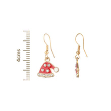 Load image into Gallery viewer, Christmas Cap Charm Earrings