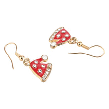 Load image into Gallery viewer, Christmas Cap Charm Earrings