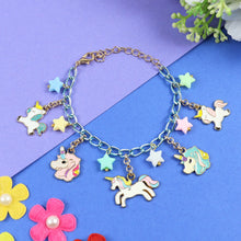 Load image into Gallery viewer, Unicorn Multicharm Bracelet