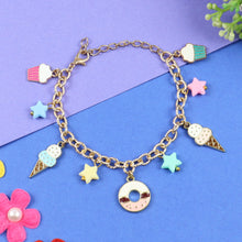 Load image into Gallery viewer, Ice-Cream Donut Charms Bracelet