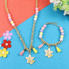 Load image into Gallery viewer, Star Butterfly Charm Necklace Jewellery Set – Cute & Trendy Jewellery for Girls | Asthetika India