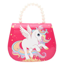 Load image into Gallery viewer, Unicorn Sling Bag Beaded Handle - Pink