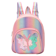 Load image into Gallery viewer, Butterfly Glitter Sequin Fashion Backpack - Light Pink