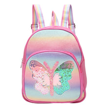 Load image into Gallery viewer, Butterfly Glitter Sequin Fashion Backpack - Pink