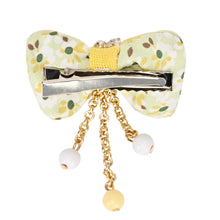 Load image into Gallery viewer, Floral Bows Tassels Hair Clip - Set of 2