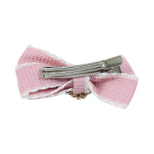 Load image into Gallery viewer, Floral Charm Bow Hair Clip