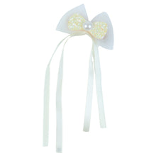 Load image into Gallery viewer, Glitter Bows Set of 3 Hair Clips