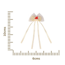 Load image into Gallery viewer, Christmas Cap Charm Bow Hair Clip