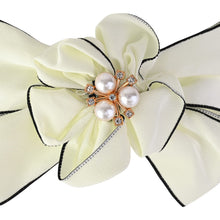 Load image into Gallery viewer, Christmas Beaded Charm Bow Hair Clip