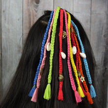Load image into Gallery viewer, Boho Style Braided Hair Tie
