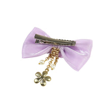 Load image into Gallery viewer, Hanging Charms Bow Hair Clip