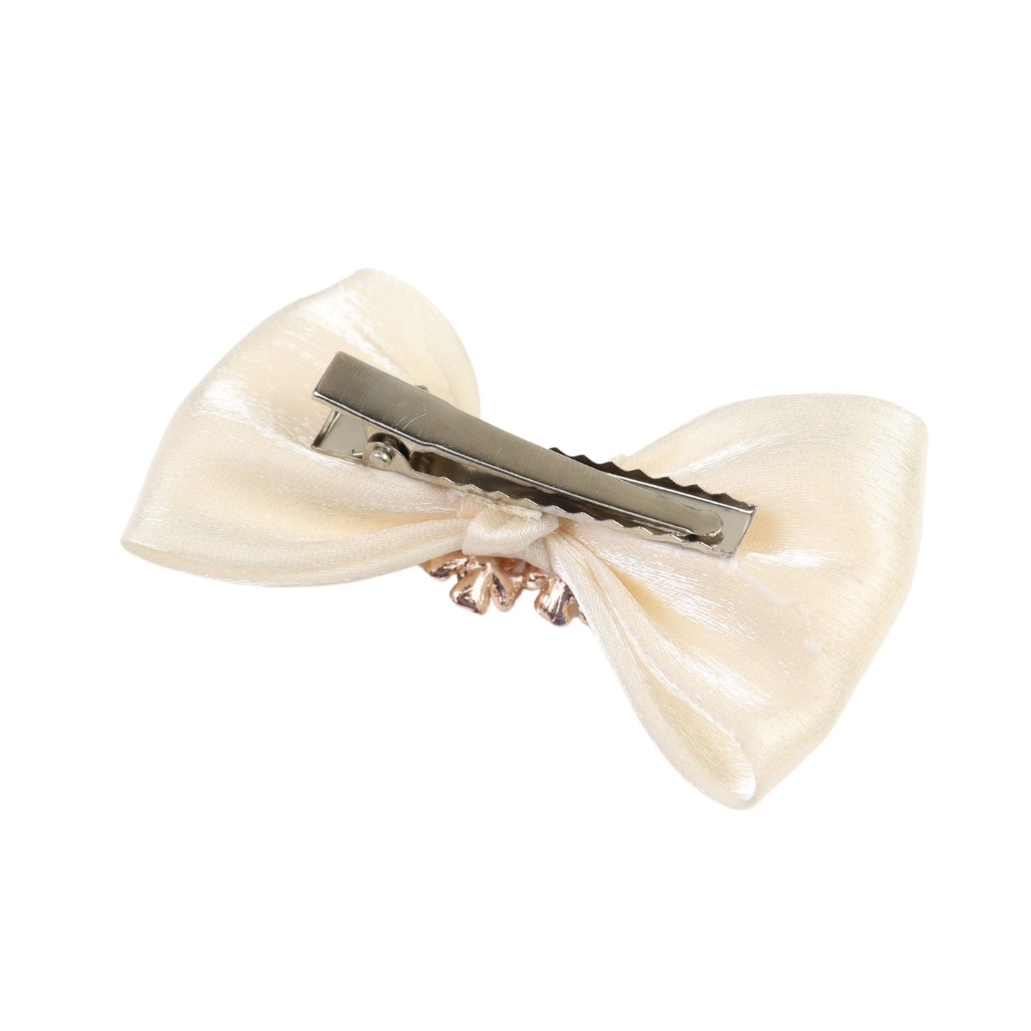 Floral Charms Bow Hair Clip