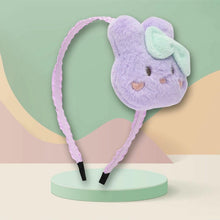 Load image into Gallery viewer, Plush Soft Teddy Hair Band  Trendy Girls Hair Accessory for Rakhi & Gifting