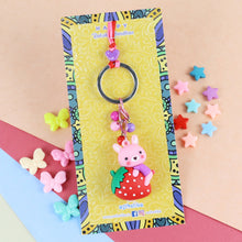 Load image into Gallery viewer, Strawberry Rabbit Keychain Lumba for Girls
