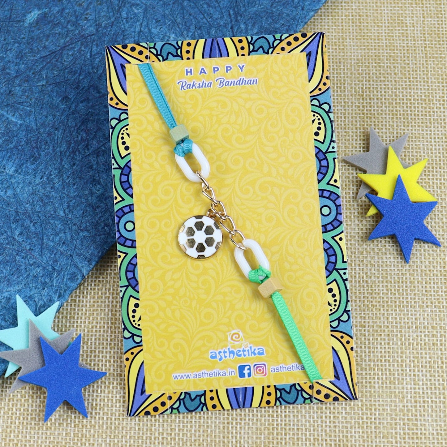 Football Hanging Charm Rakhi