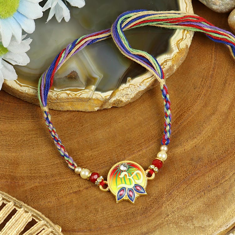 Om Rakhi – Designer Rakhi by Asthetika for Raksha Bandhan