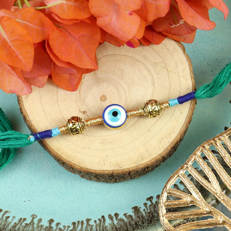 Evil Eye Woven Thread Rakhi