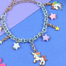 Load image into Gallery viewer, Unicorn Multicharm Bracelet