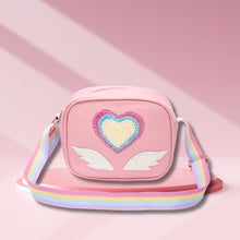 Load image into Gallery viewer, Glitter Heart Sling Bag - Pink