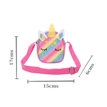 Load image into Gallery viewer, Unicorn Glitter Sling Bag - Pink