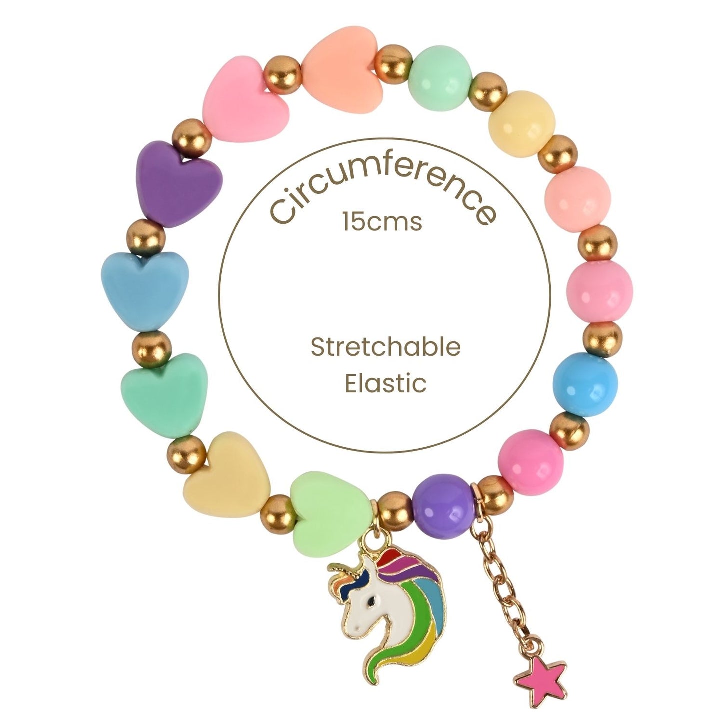 Unicorn Beaded Bracelet Rakhi for Girls