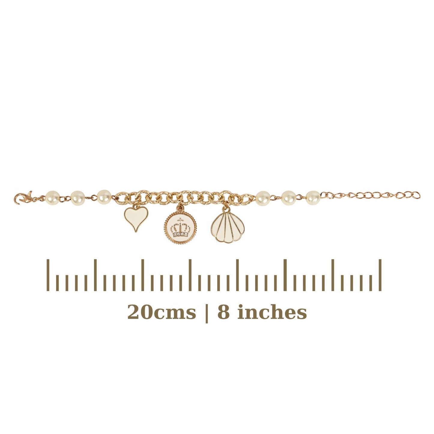 Heart Multi-Charm Kids Bracelet