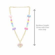 Load image into Gallery viewer, Unicorn Heart Charm Chain Necklace