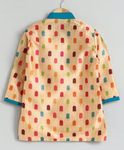 Load image into Gallery viewer, Multicolour Ice-Cream Print Kurta Pyjama Set
