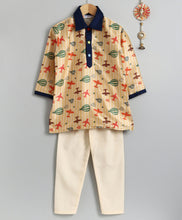 Load image into Gallery viewer, Parachute Airplane Multi-Colour Kurta Pyjama Set for Boys
