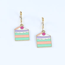 Load image into Gallery viewer, ac23-045-pastry-charms-earrings-green
