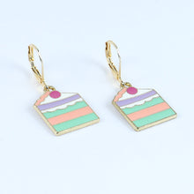 Load image into Gallery viewer, ac23-045-pastry-charms-earrings-green