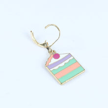 Load image into Gallery viewer, ac23-045-pastry-charms-earrings-green