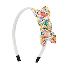 Load image into Gallery viewer, Floral Charms Bows Hair Band - White