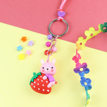 Load image into Gallery viewer, Strawberry Rabbit Keychain Lumba for Girls
