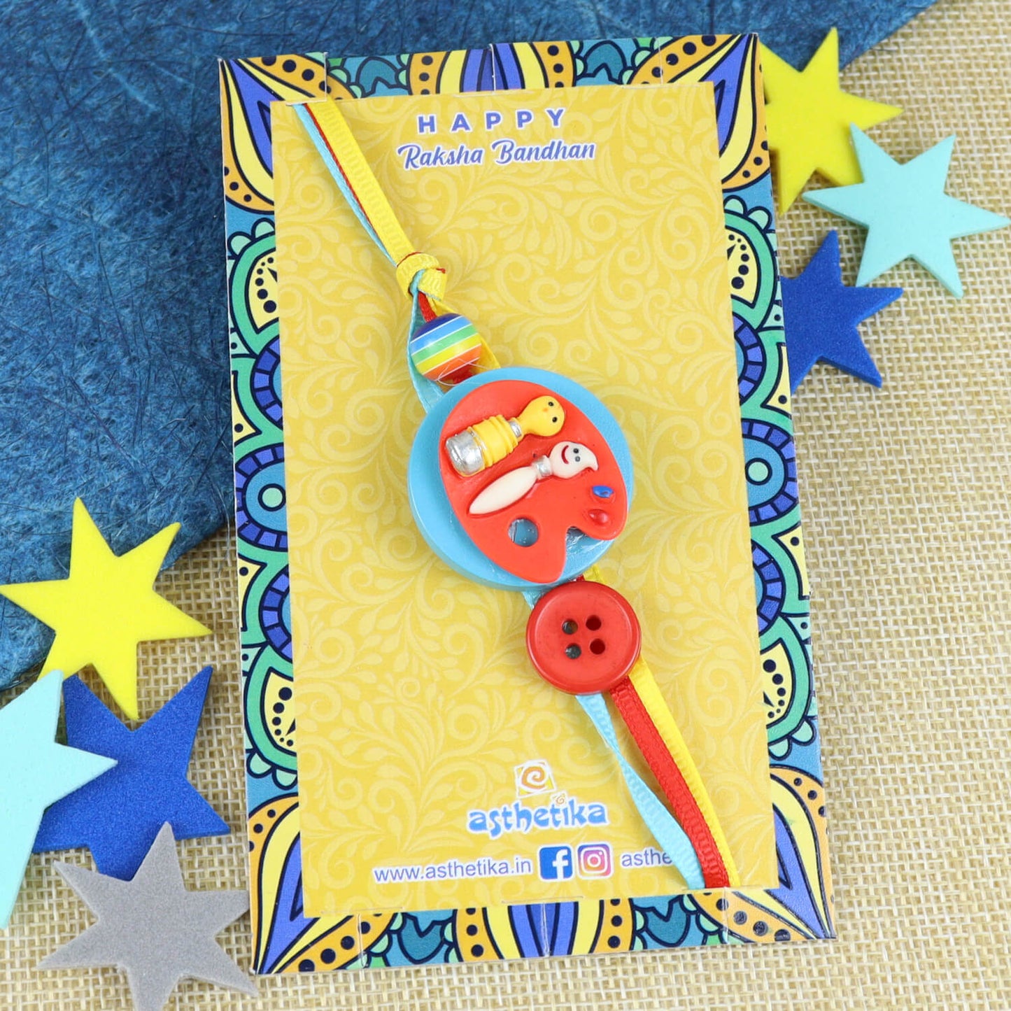 Paint Palette Kids Rakhi